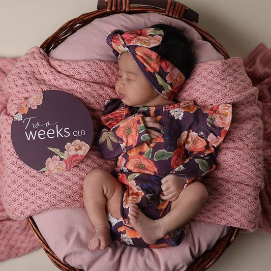 Sienna & Pink Sand Reversible Milestone Cards