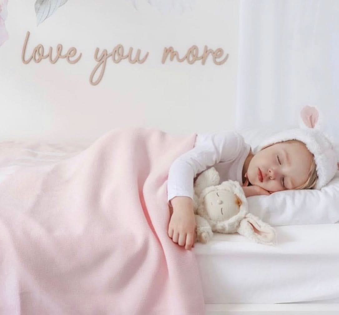 love you more wall plaque