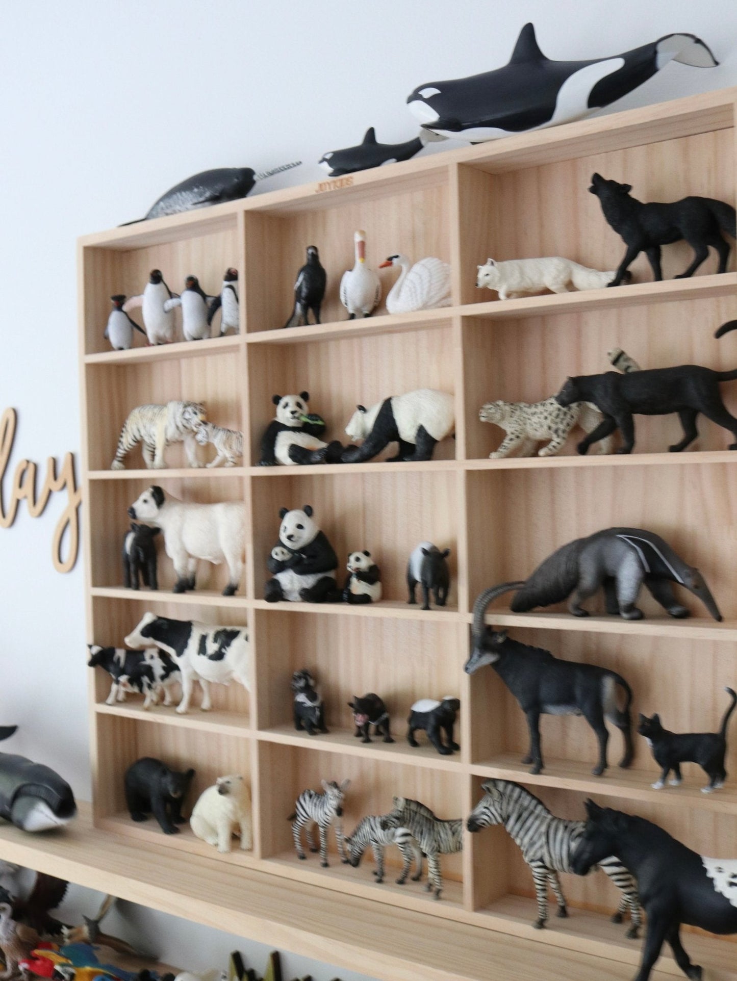 Loose Parts & Animal Figures Organizer Unit