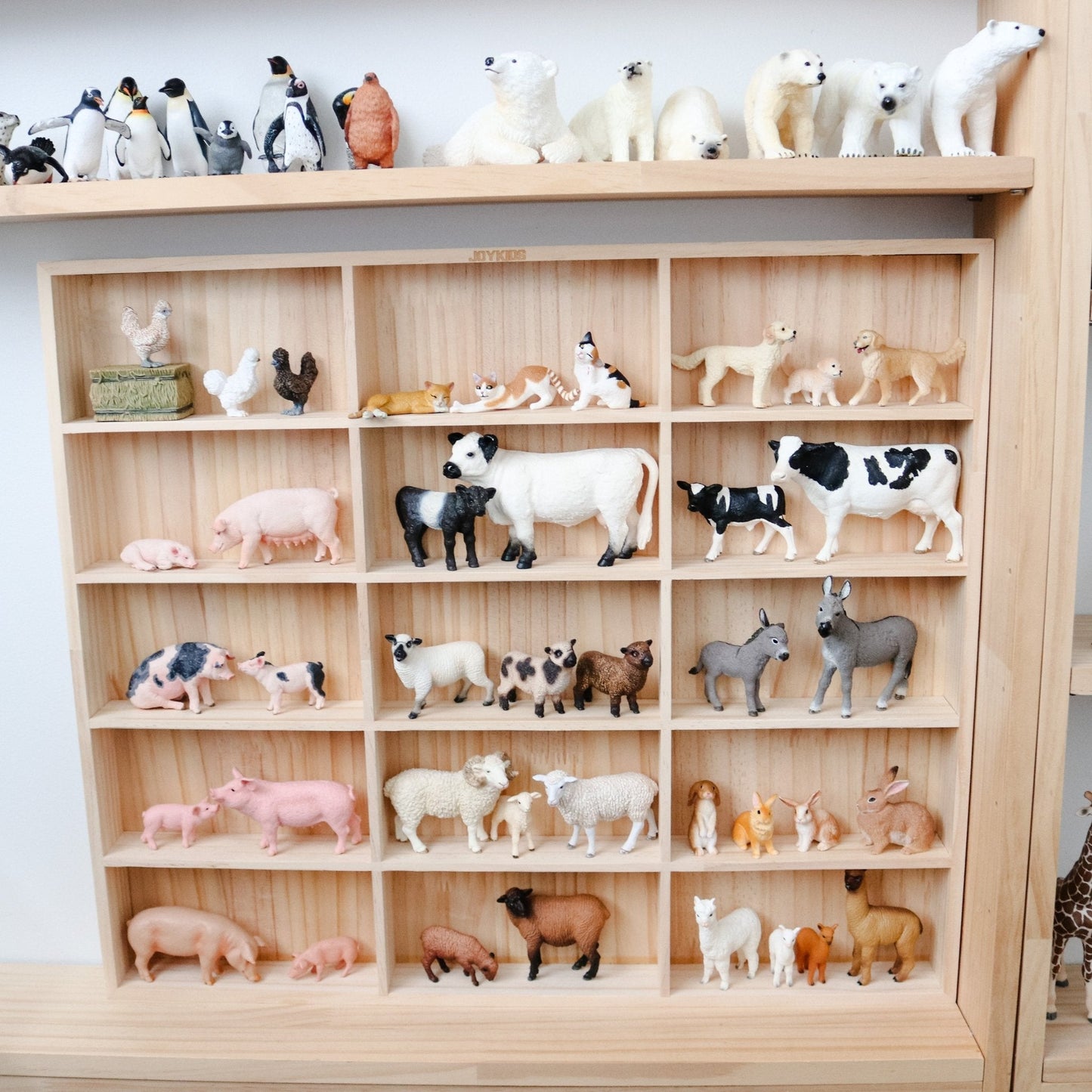 Loose Parts & Animal Figures Organizer Unit