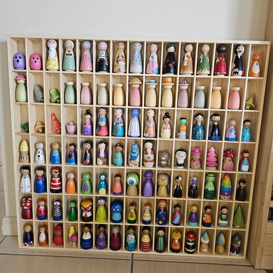 105 slots Matchbox & Hotwheel Display & Storage Unit- SolidPine - Timber Tinkers