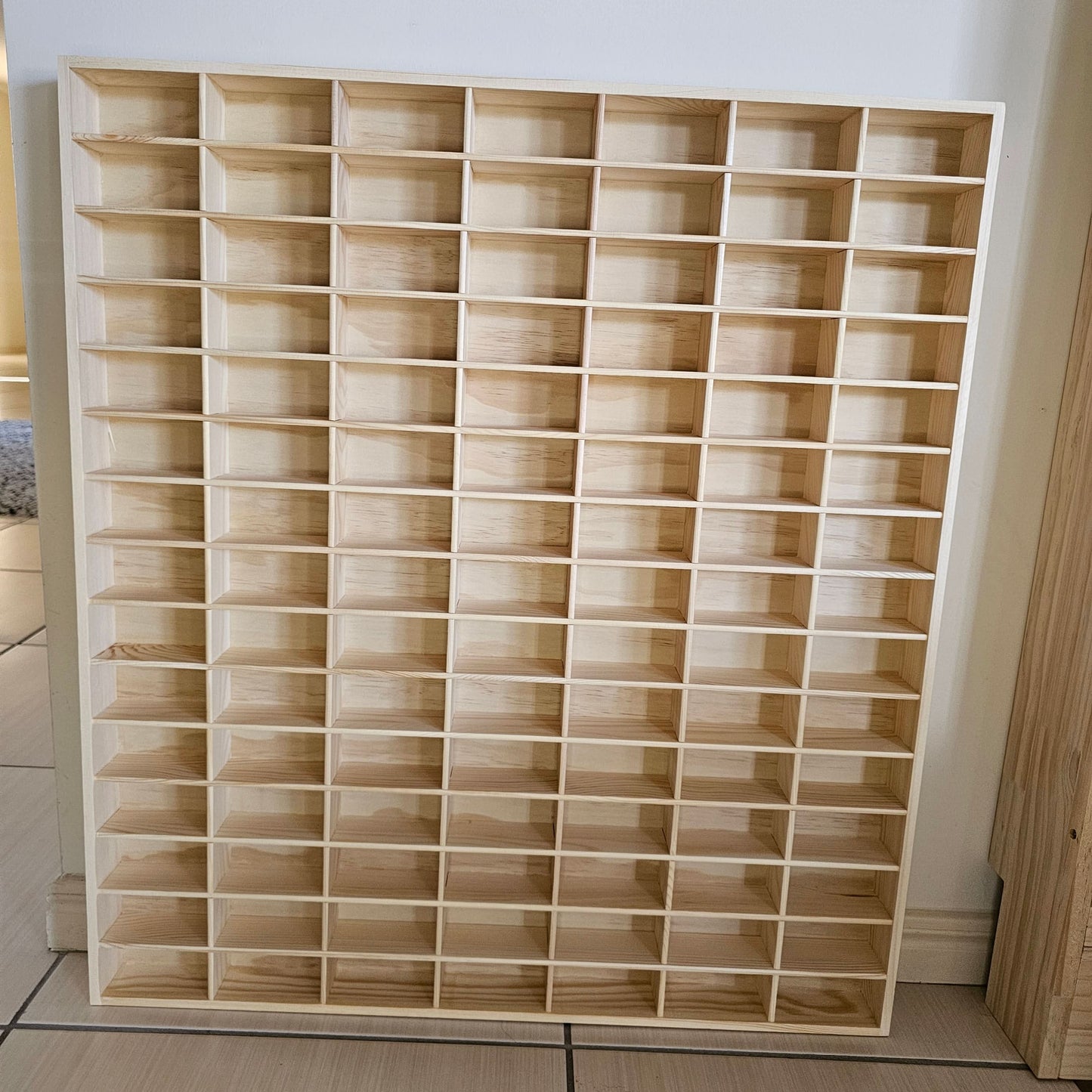 105 slots Matchbox & Hotwheel Display & Storage Unit- SolidPine - Timber Tinkers