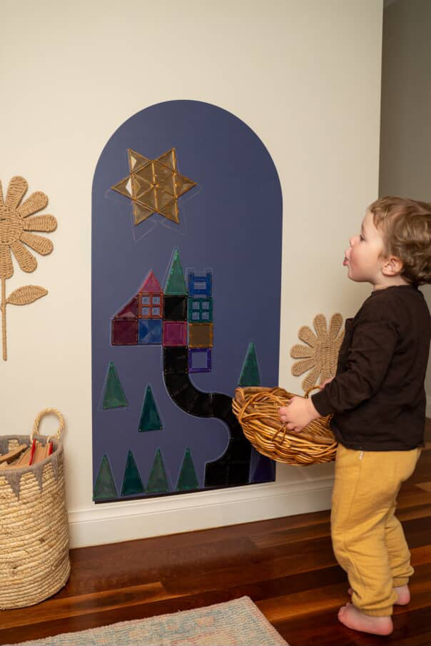(New) Magnetic Archway Chalkboard Decal - Double Layer