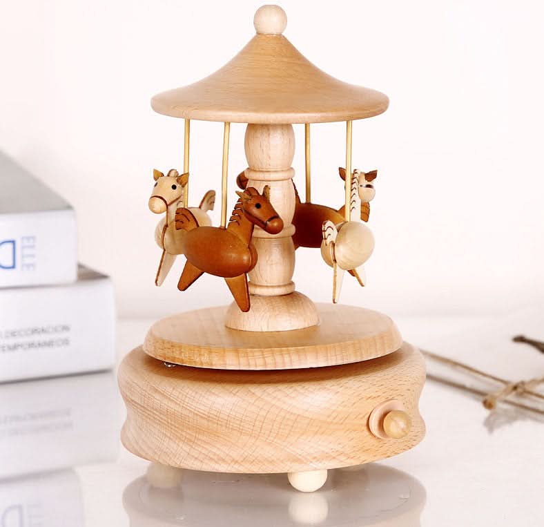 Horse Carousel Music Box - Pre Order Ships Mid Sept 2025