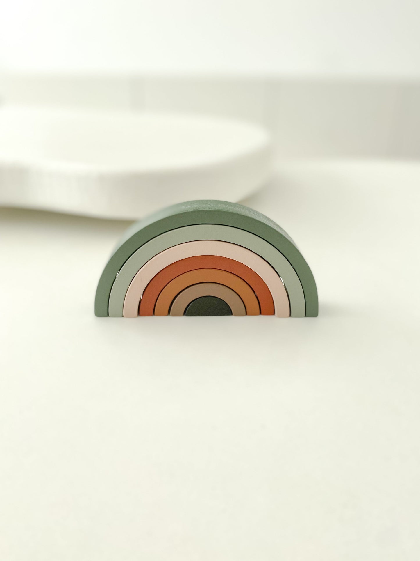 Wooden Rainbow Stacker