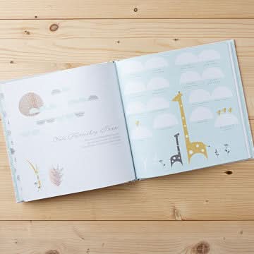 Baby Journal - First Year Baby Keepsake Book (Jungle)