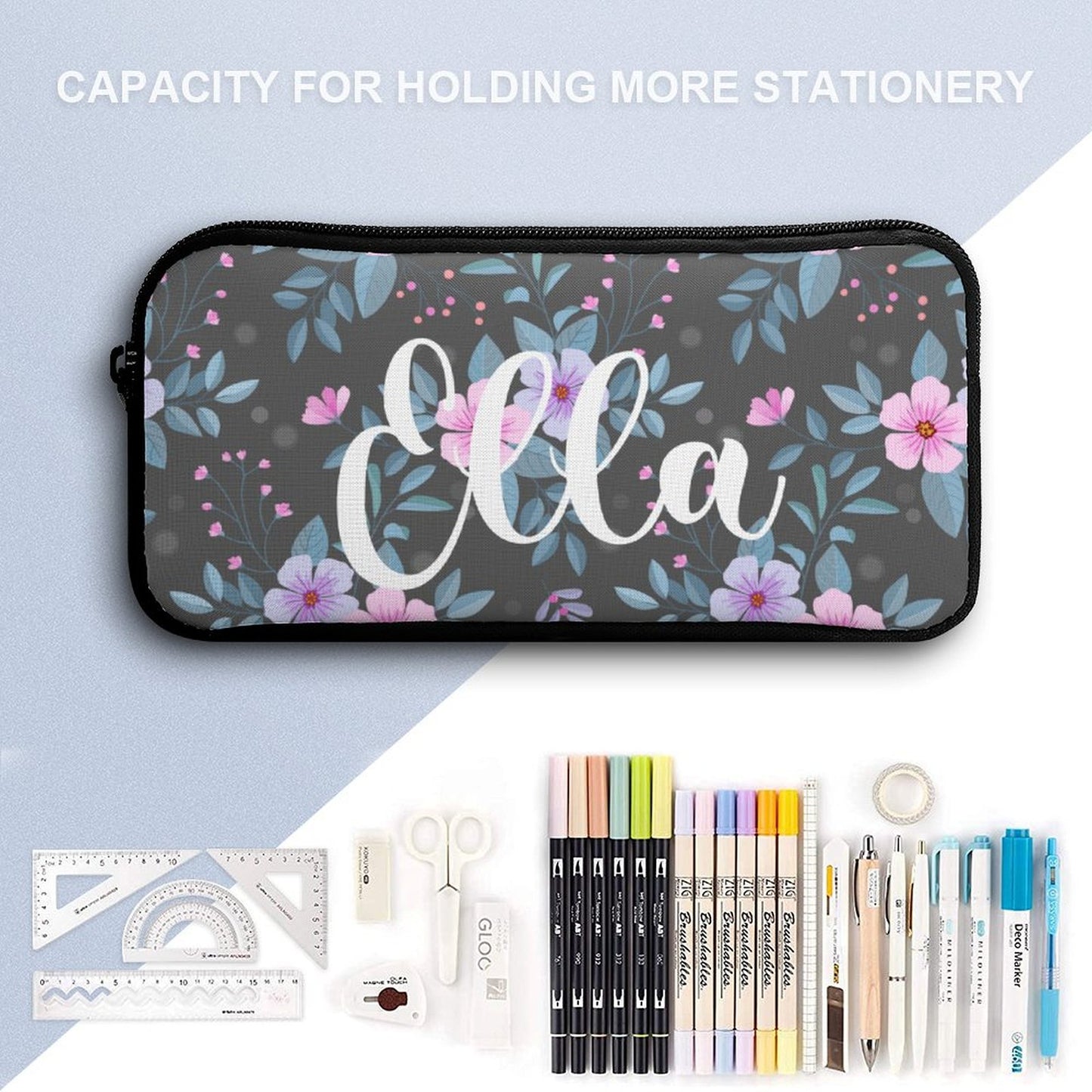 Back to School - Black Floral