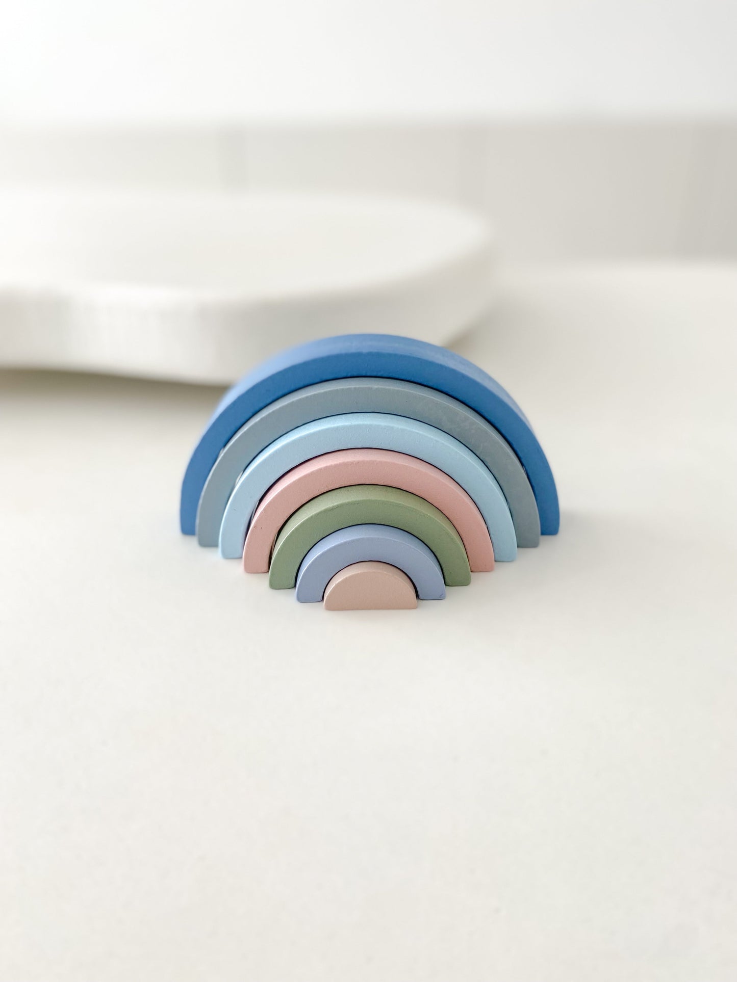 Wooden Rainbow Stacker