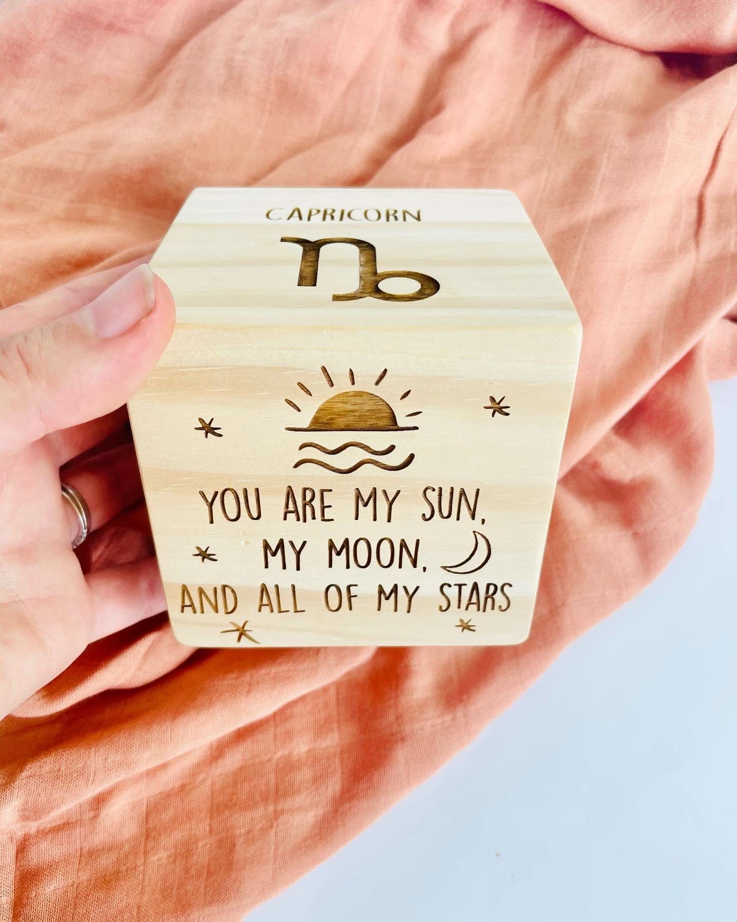 Personalised Wooden Boho Blocks