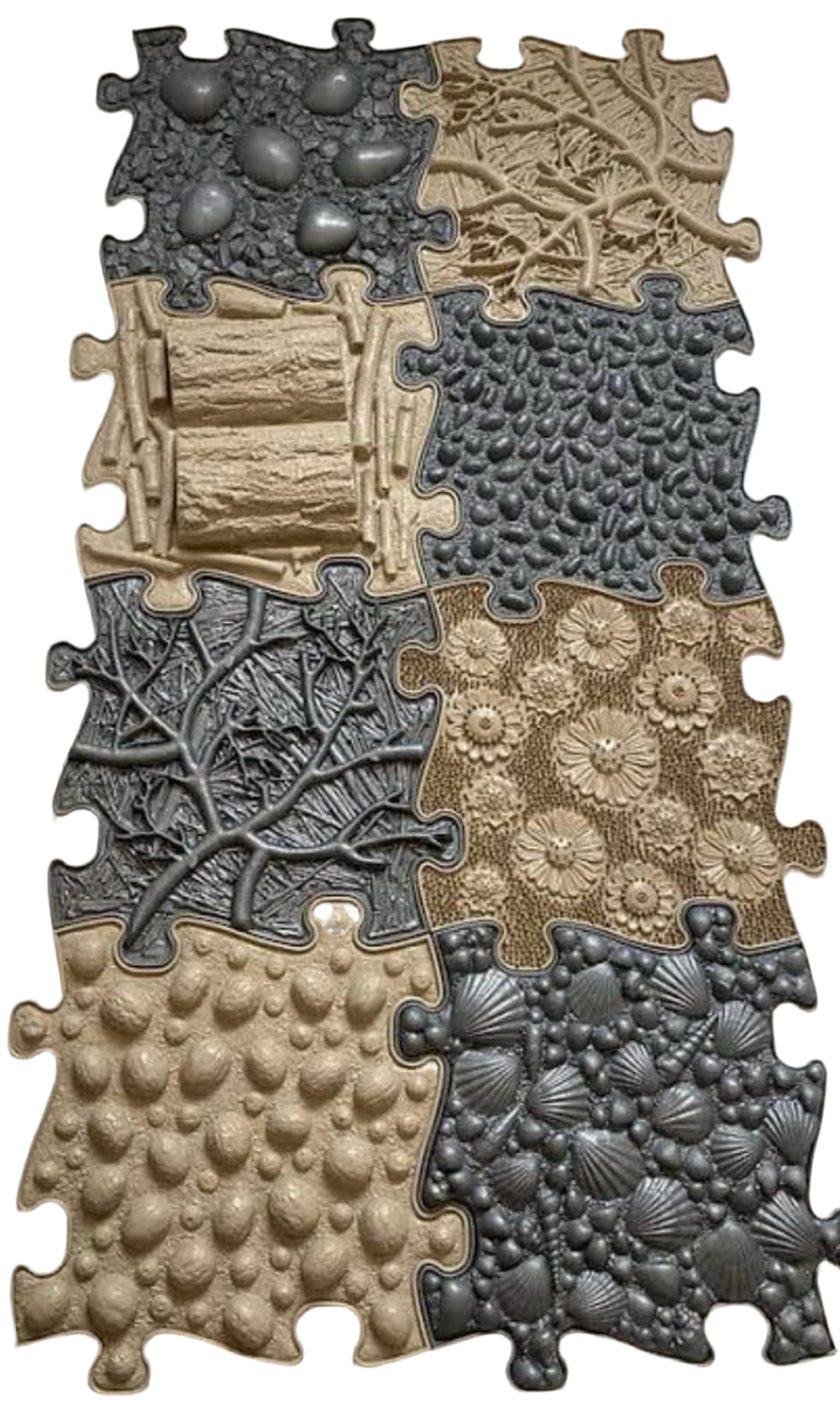 Muffik Natural Sensory Playmat Set - Timber Tinkers