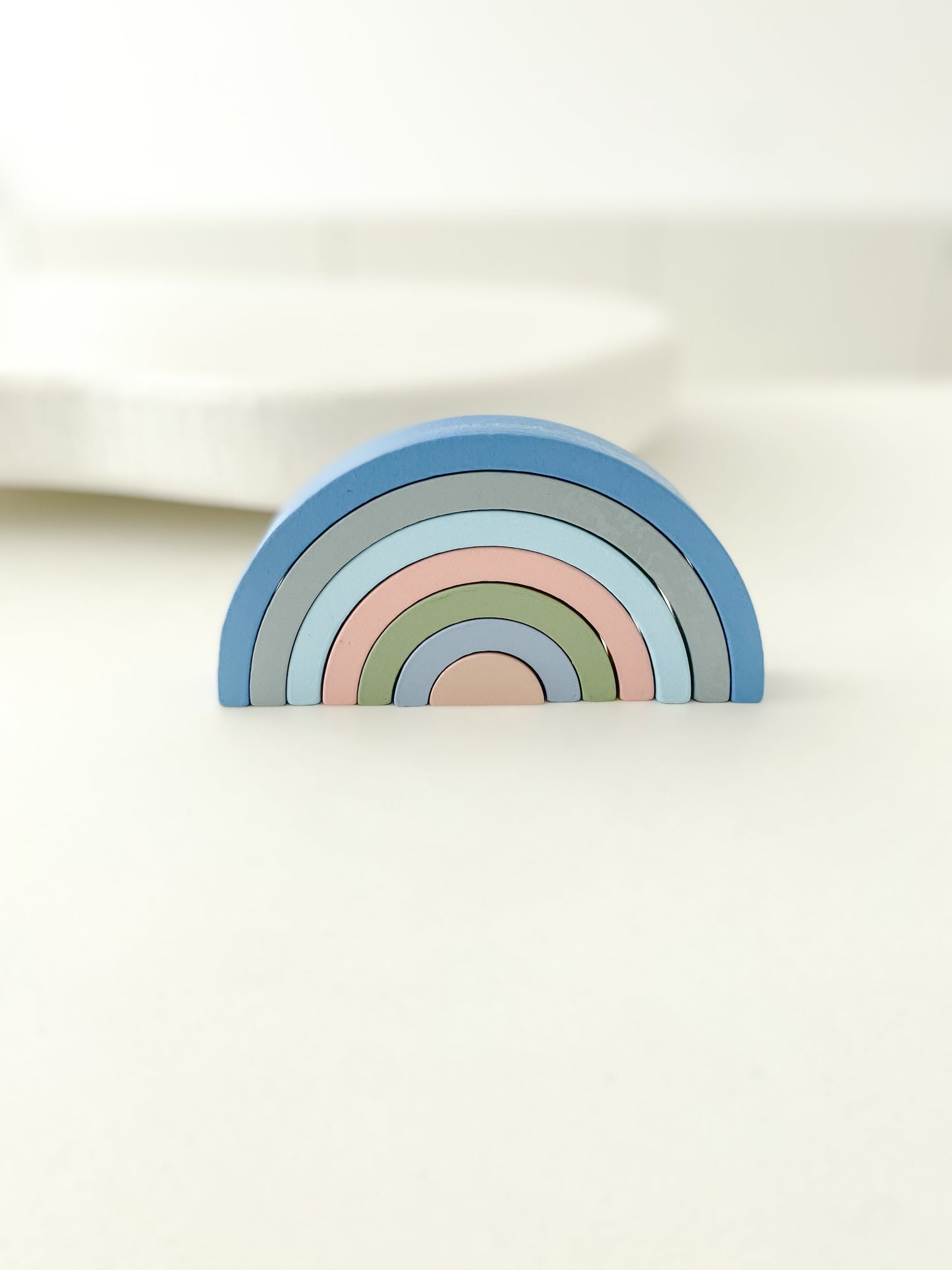 Wooden Rainbow Stacker