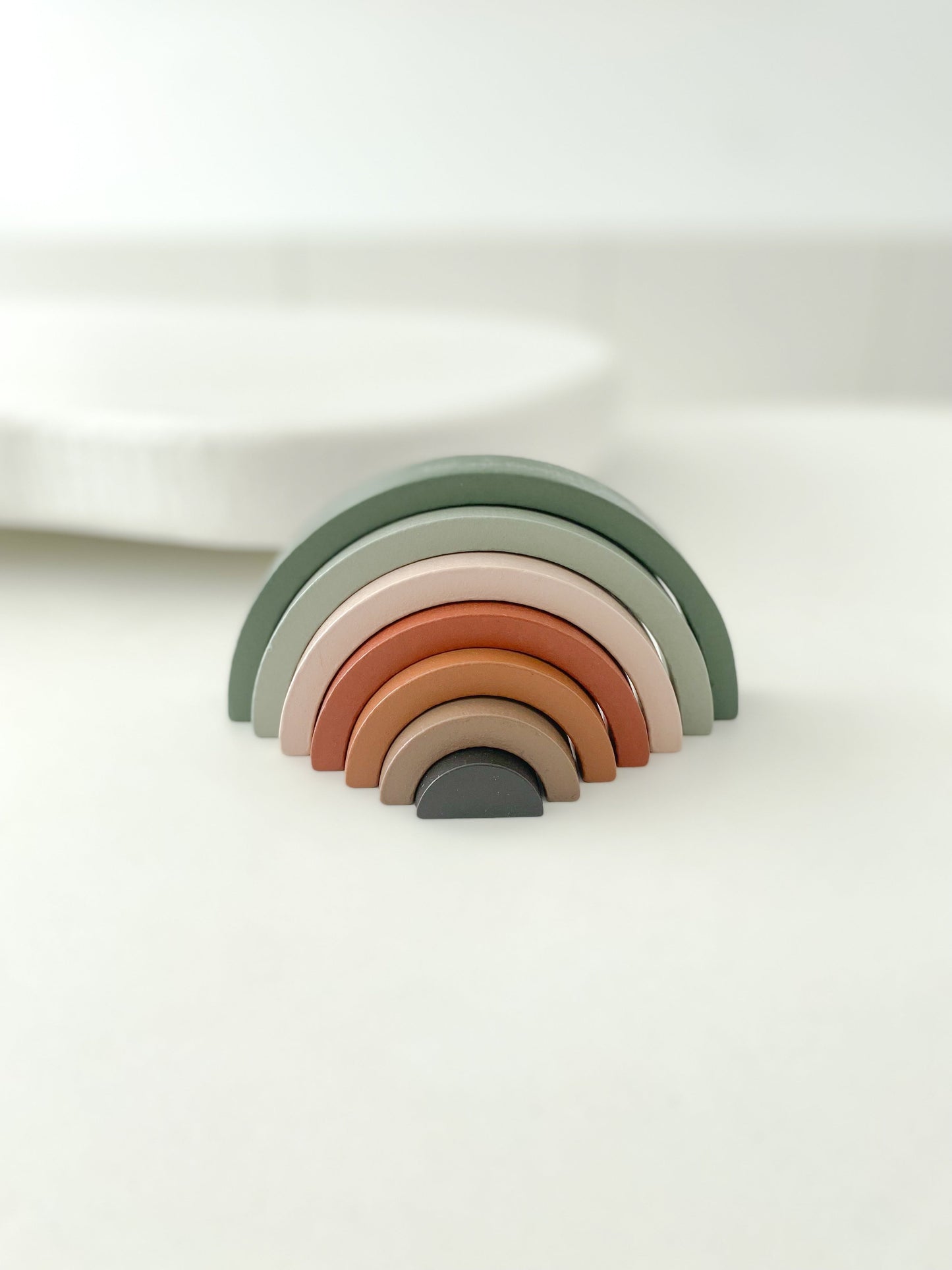 Wooden Rainbow Stacker