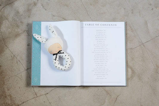 Baby Journal - First Five Years Record Book - (Grey)