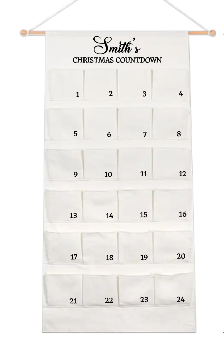 Personalised Large Christmas Advent Calendar - CLASSIC - PRE ORDER SHIPS BEG NOV 2025