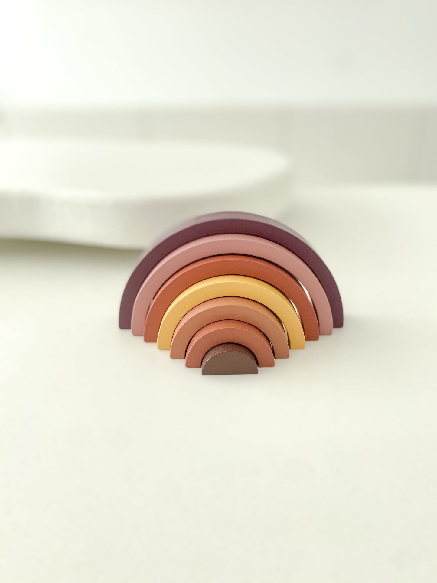 Wooden Rainbow Stacker