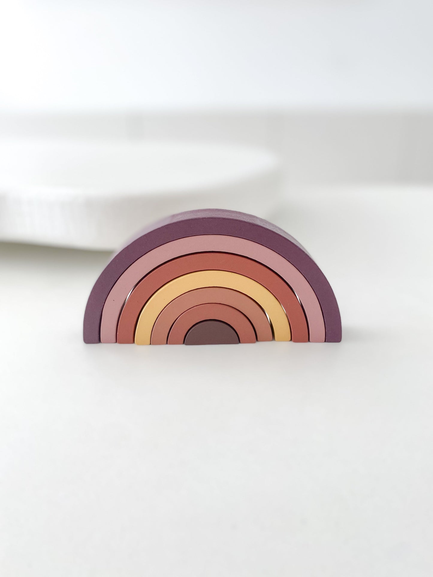 Wooden Rainbow Stacker