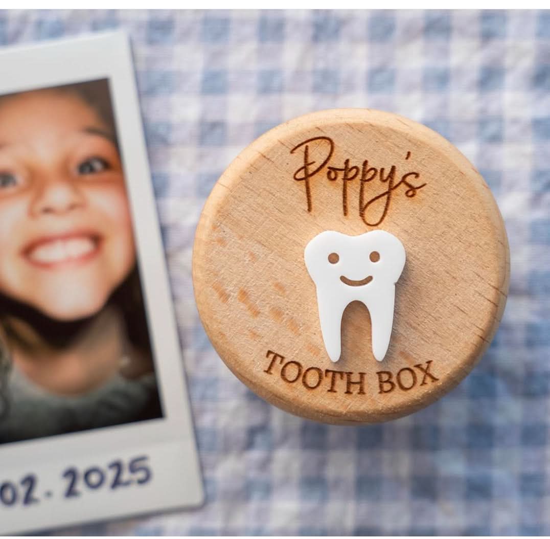 Tooth Fairy Box - 3D Tooth - Timber Tinkers