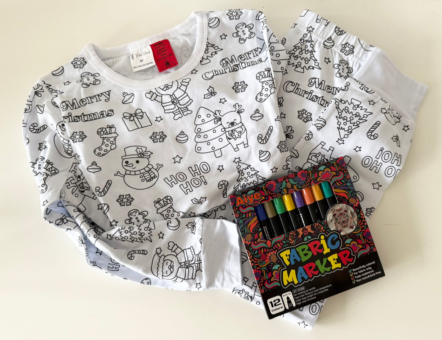 Christmas Drawing Pajamas