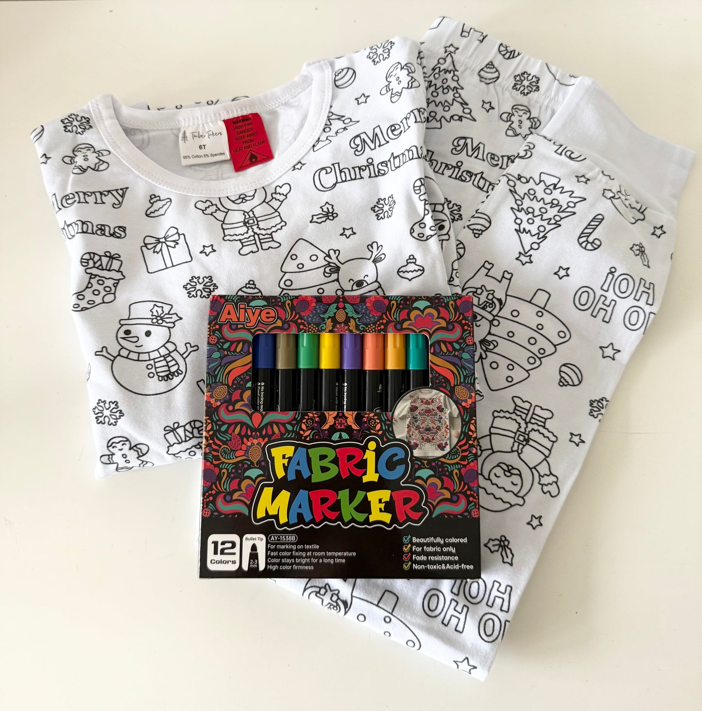 Christmas Drawing Pajamas