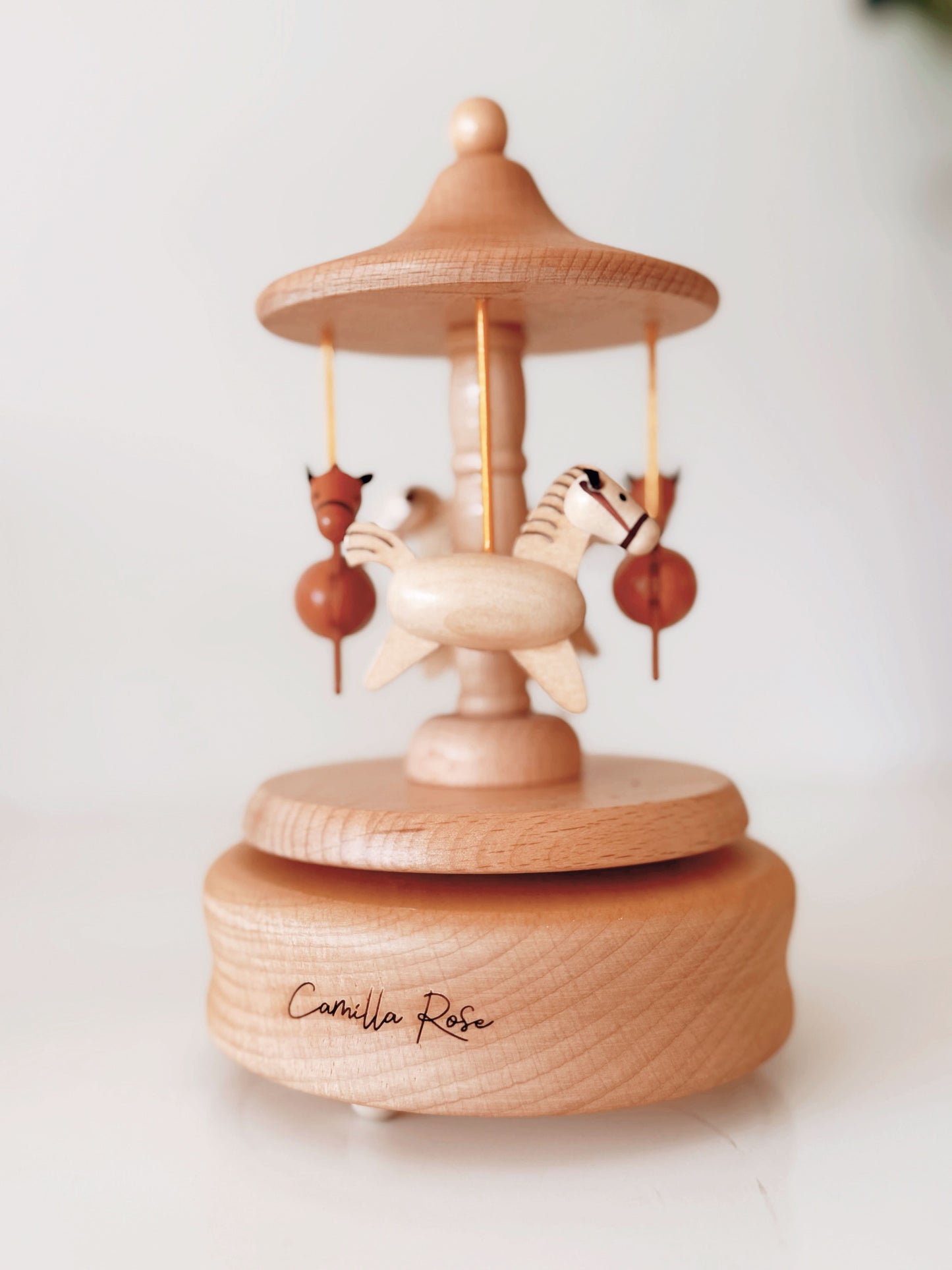 Horse Carousel Music Box - Pre Order Ships Mid Sept 2025