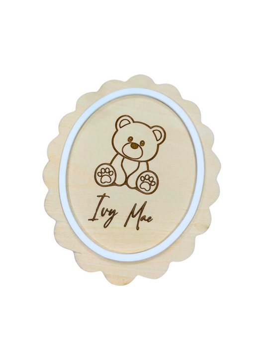 Personalised Teddy Bear Birth Announcement