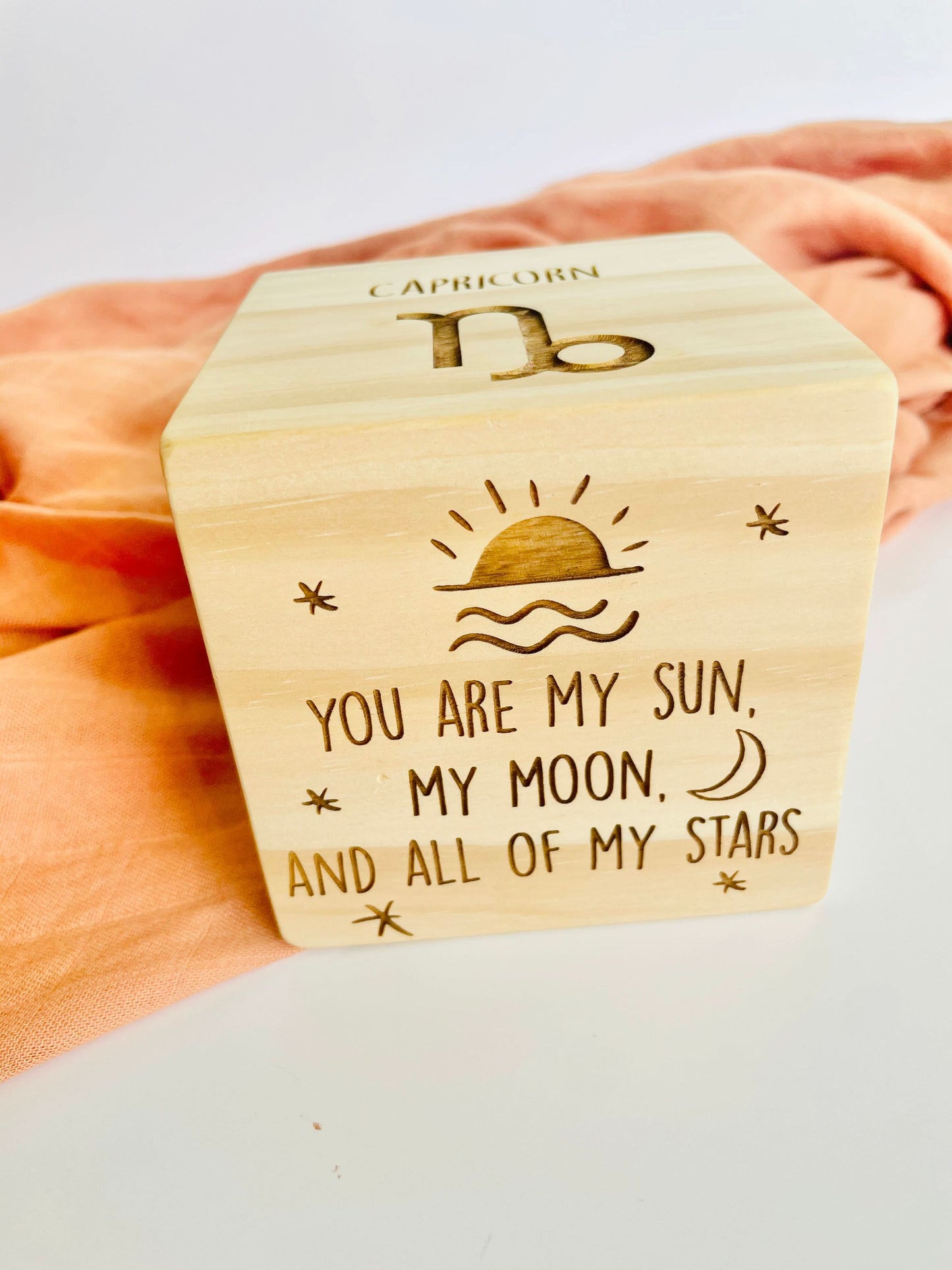 Personalised Wooden Boho Blocks
