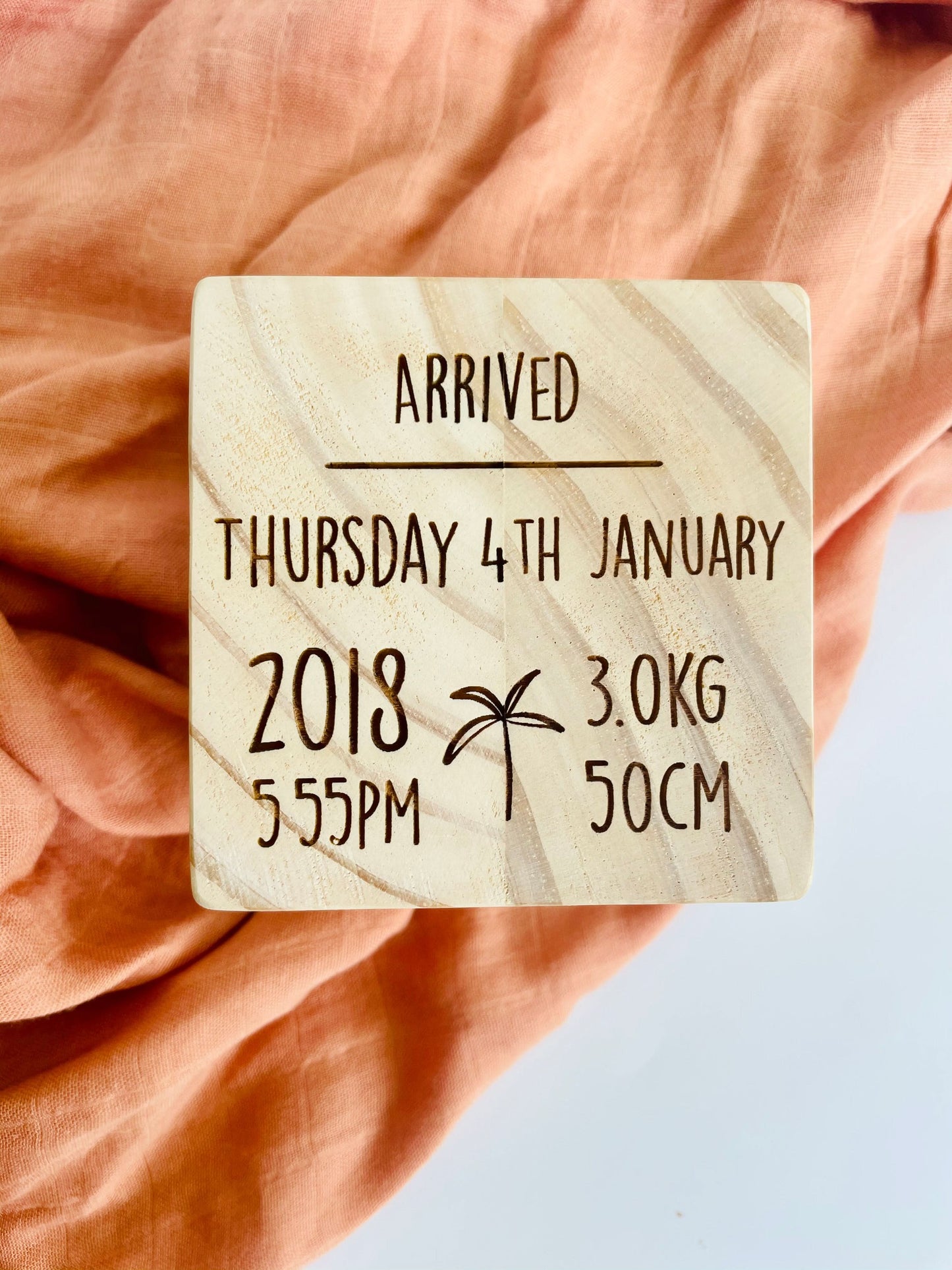 Personalised Wooden Boho Blocks