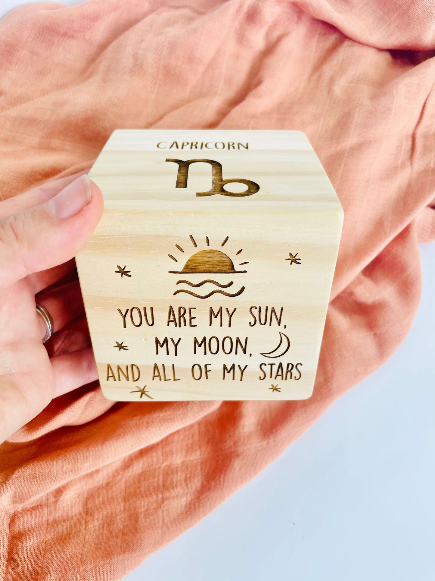 Personalised Wooden Boho Blocks