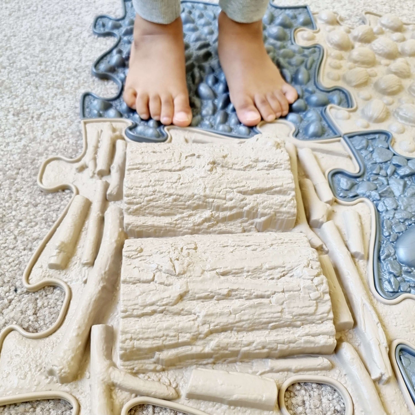 Muffik Natural Sensory Playmat Set - Timber Tinkers
