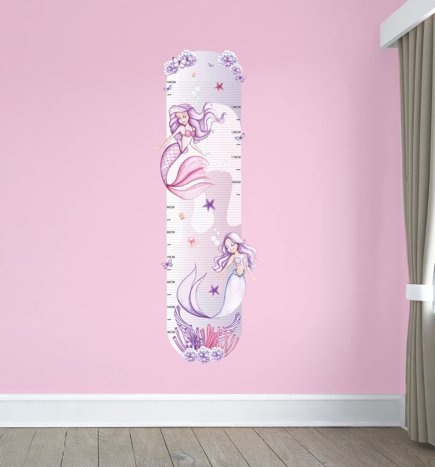 Mermaid Height Chart