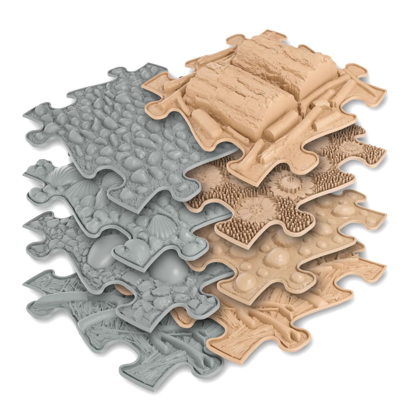 Muffik Natural Sensory Playmat Set - Timber Tinkers