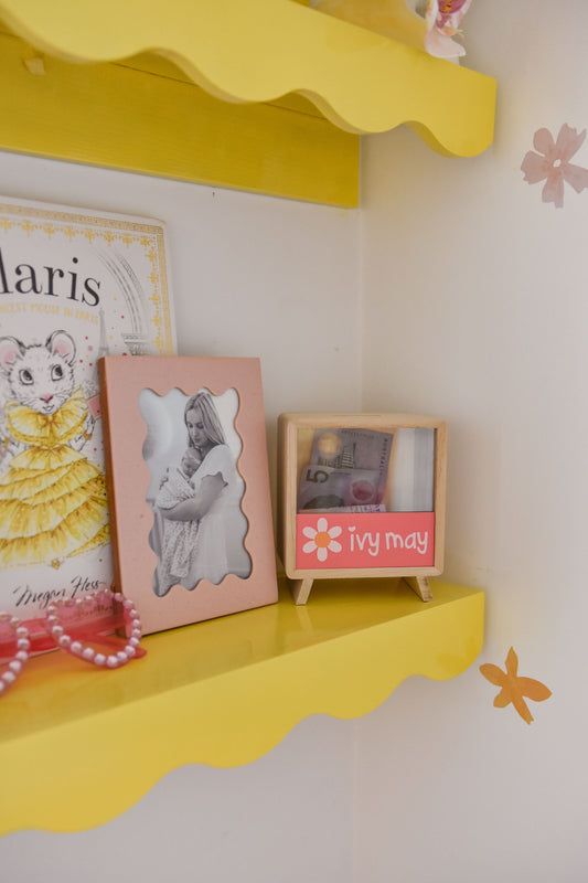 Personalised Wooden Money Box - Multiple Designs to choose from