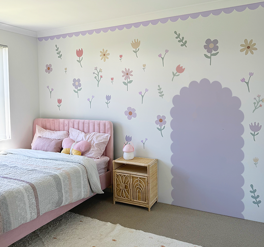 Scallop Arch Wall Decals