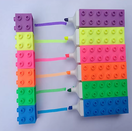 Building Block Highlighter (6 colours per set)