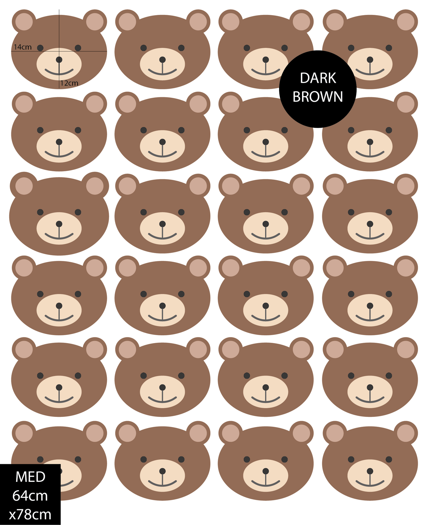 Snuggle Bear Wall Decals