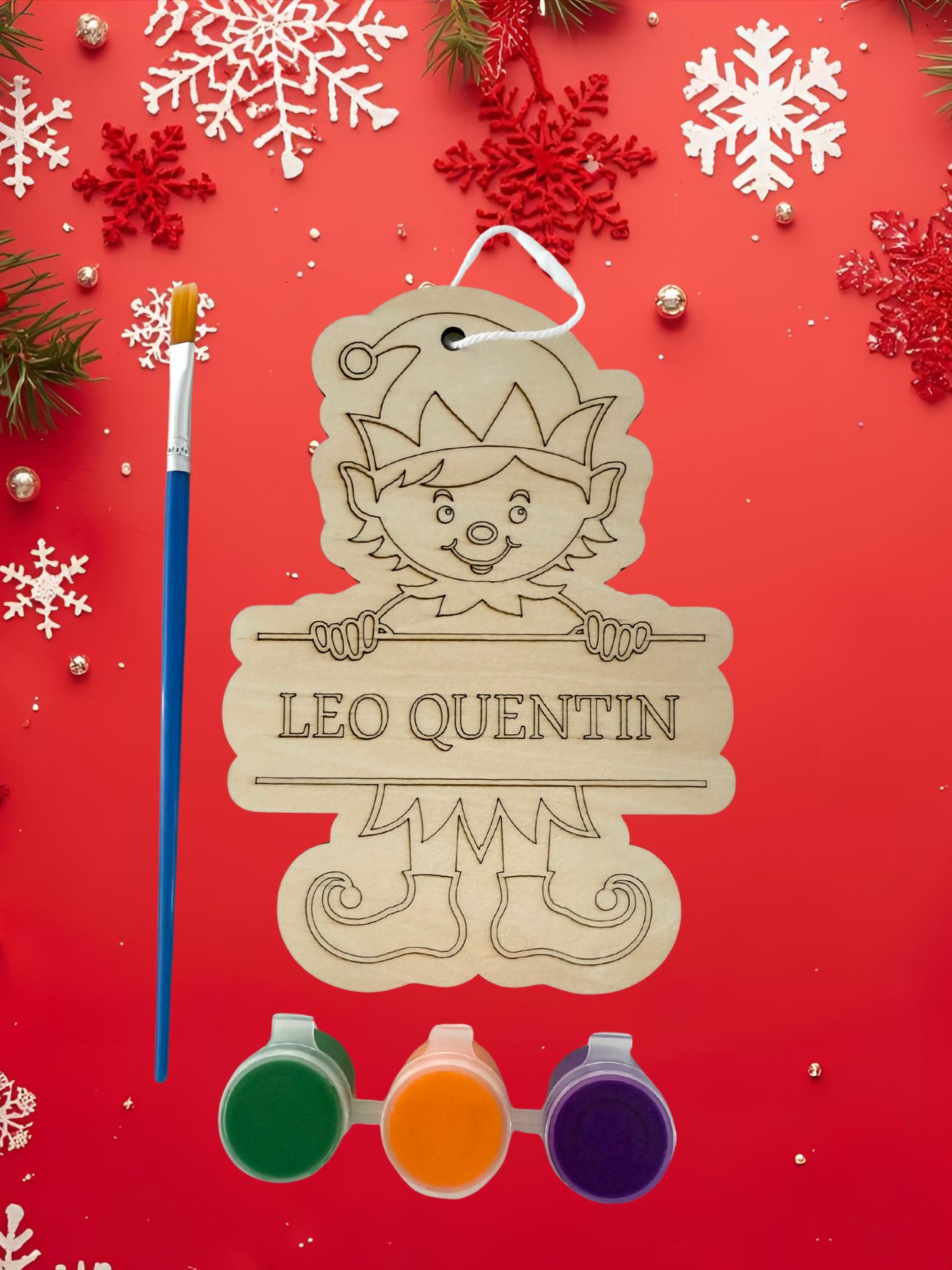 Personalised Elf Paint Kit