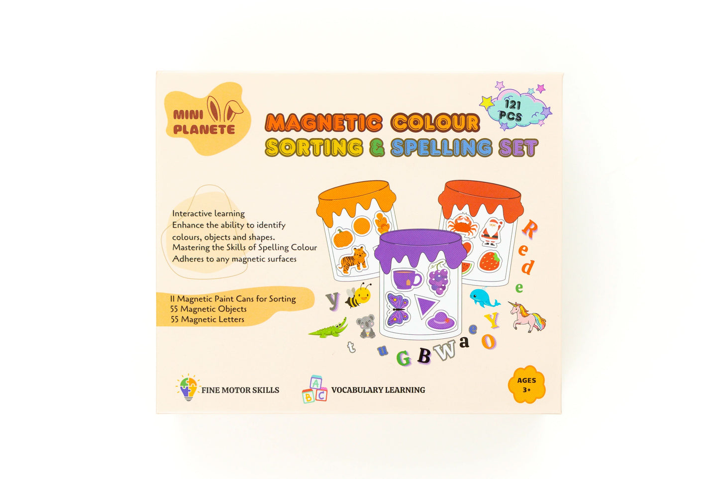 Managtic Colour Sorting and Spelling Set