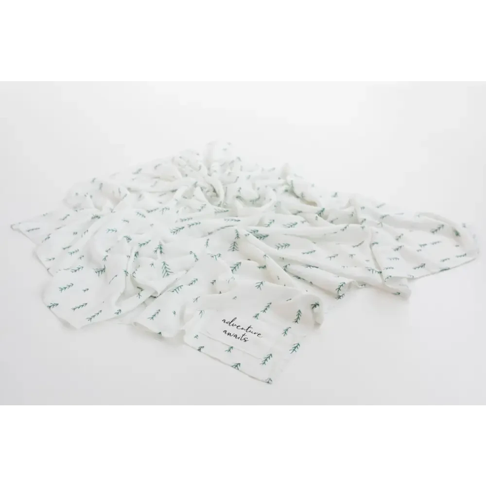 Adventure Awaits Swaddle - Signature Tree - Timber Tinkers