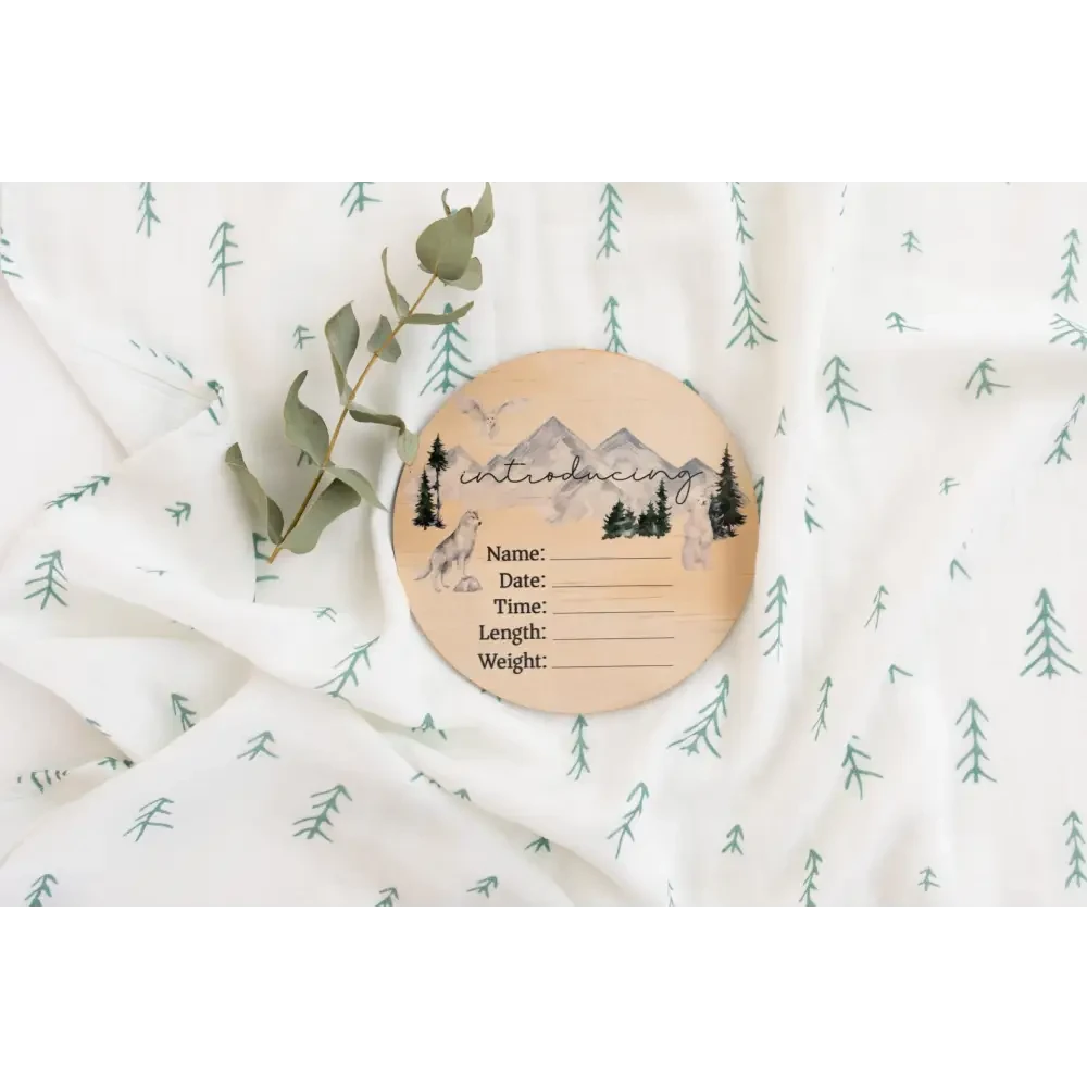Adventure Awaits Swaddle - Signature Tree - Timber Tinkers
