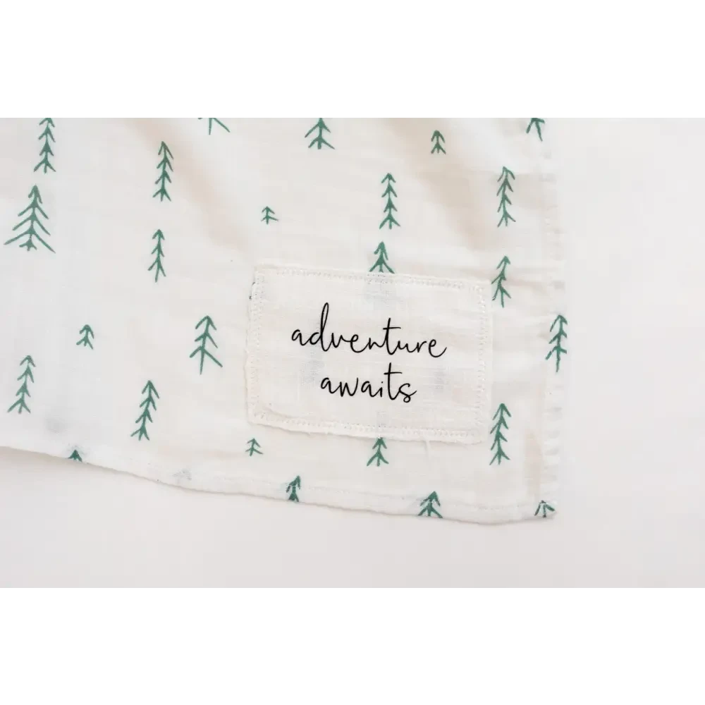 Adventure Awaits Swaddle - Signature Tree - Timber Tinkers