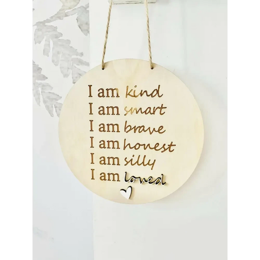 Affirmation Sign - Timber Tinkers