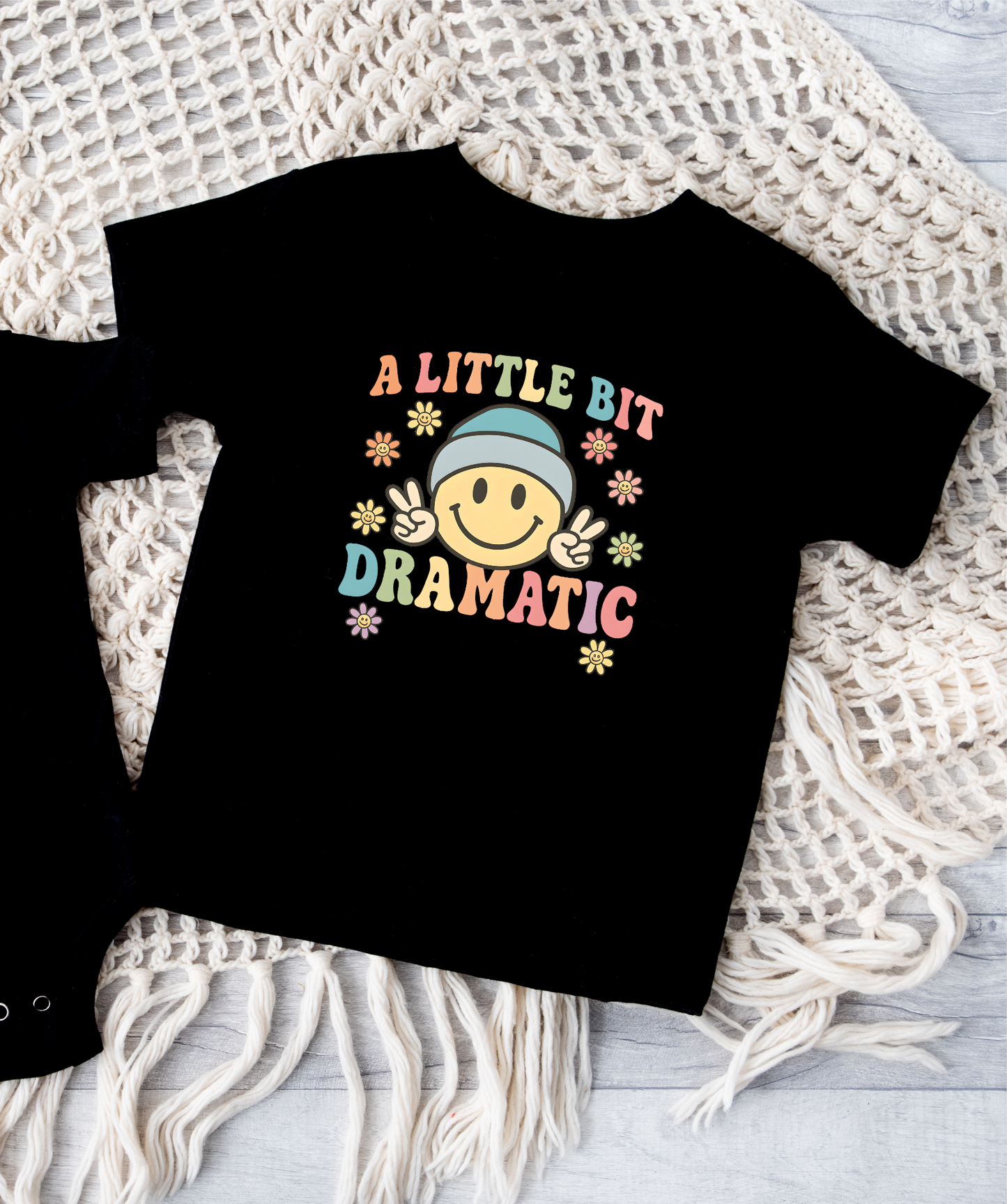 a little bit dramatic Black Tshirt