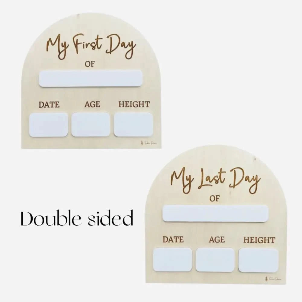 Arch School Board - Double Sided - Timber Tinkers