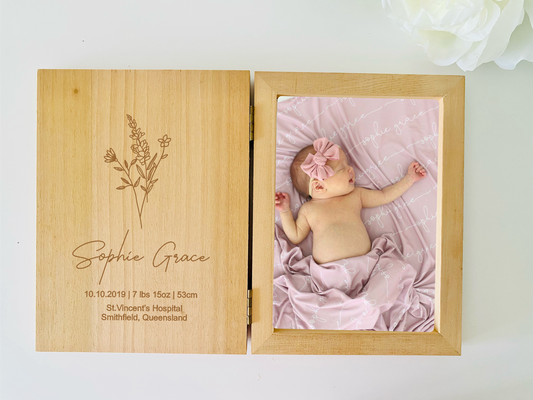 Baby Floral Photo Frame