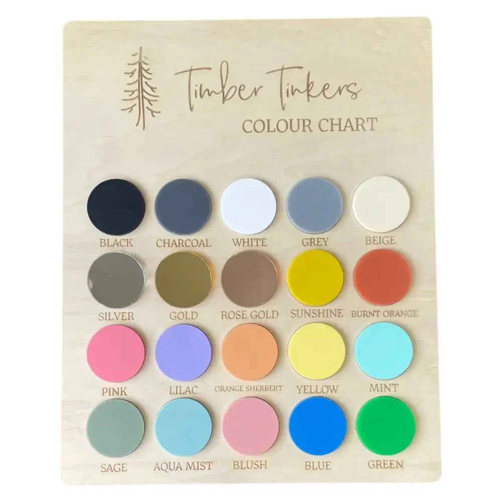 Bag Tag - Circle - Timber Tinkers