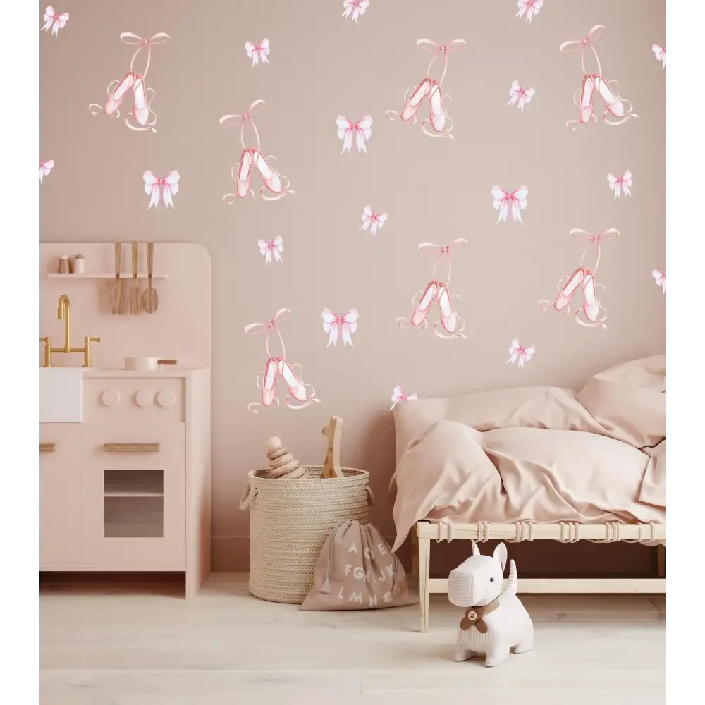 Ballet Slippers & Bows - Timber Tinkers