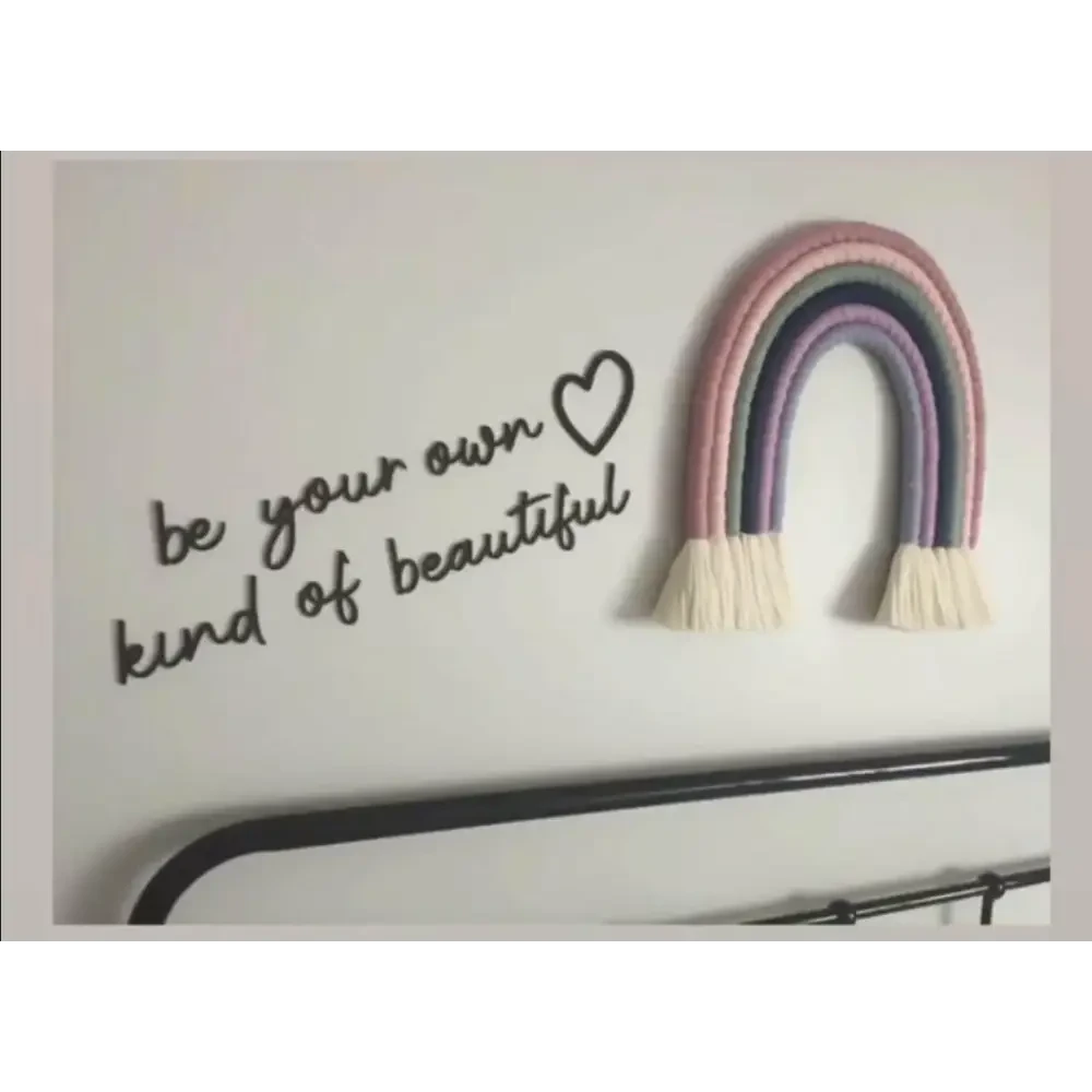 be your own kind of beautiful wall plaque - Timber Tinkers