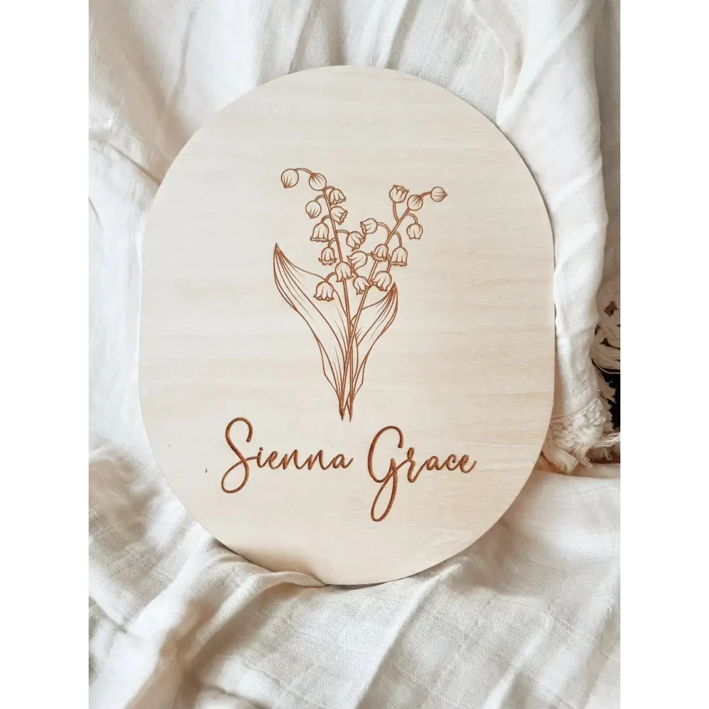 Birth Flower Sign - Timber Tinkers