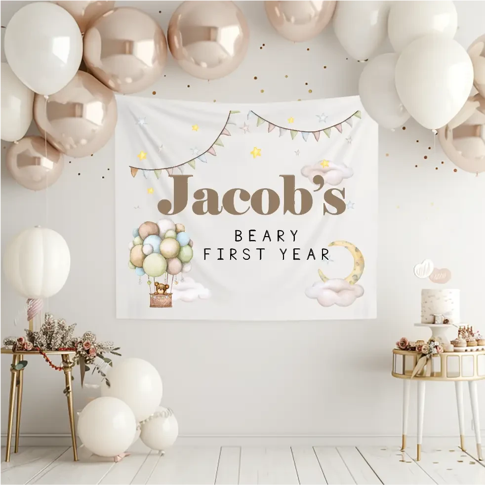 Birthday Banner - Beary - Timber Tinkers