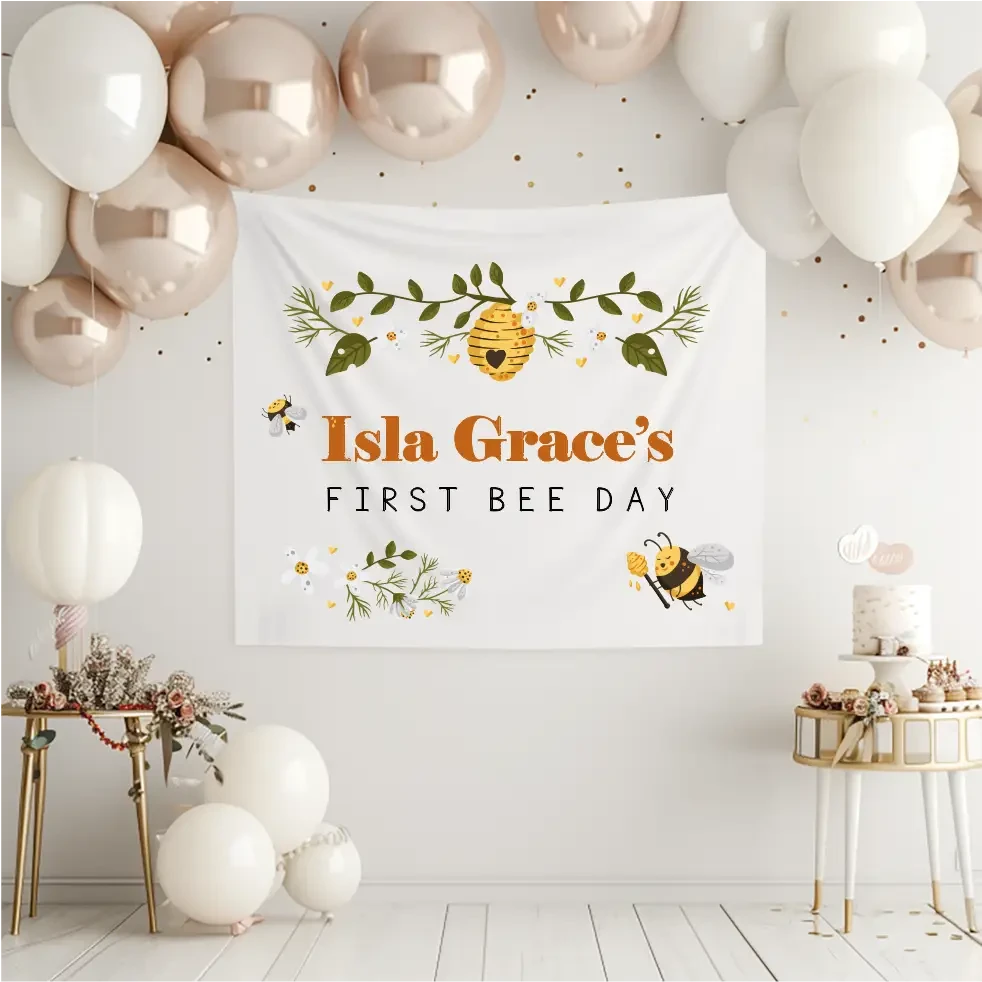 Birthday Banner - Bee - Timber Tinkers